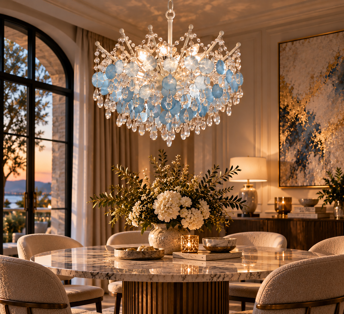 Lustre Azuréa, puis Luminaire Design