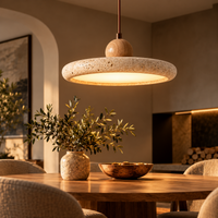 Suspension Halo Minéral — Élégance Naturelle & Lumière Apaisante