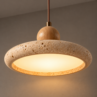 Suspension Halo Minéral — Élégance Naturelle & Lumière Apaisante