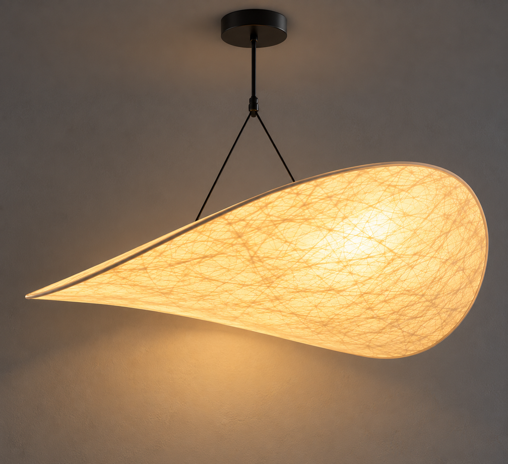 Suspension Aéria — Une sculpture de lumière en apesanteur