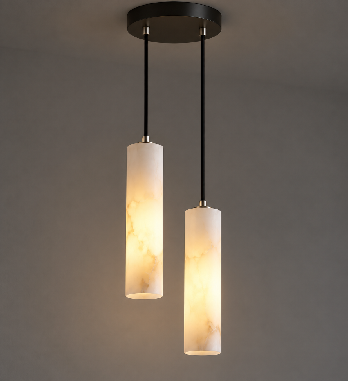 Suspension Alabastre Cascade — Une sculpture de lumière