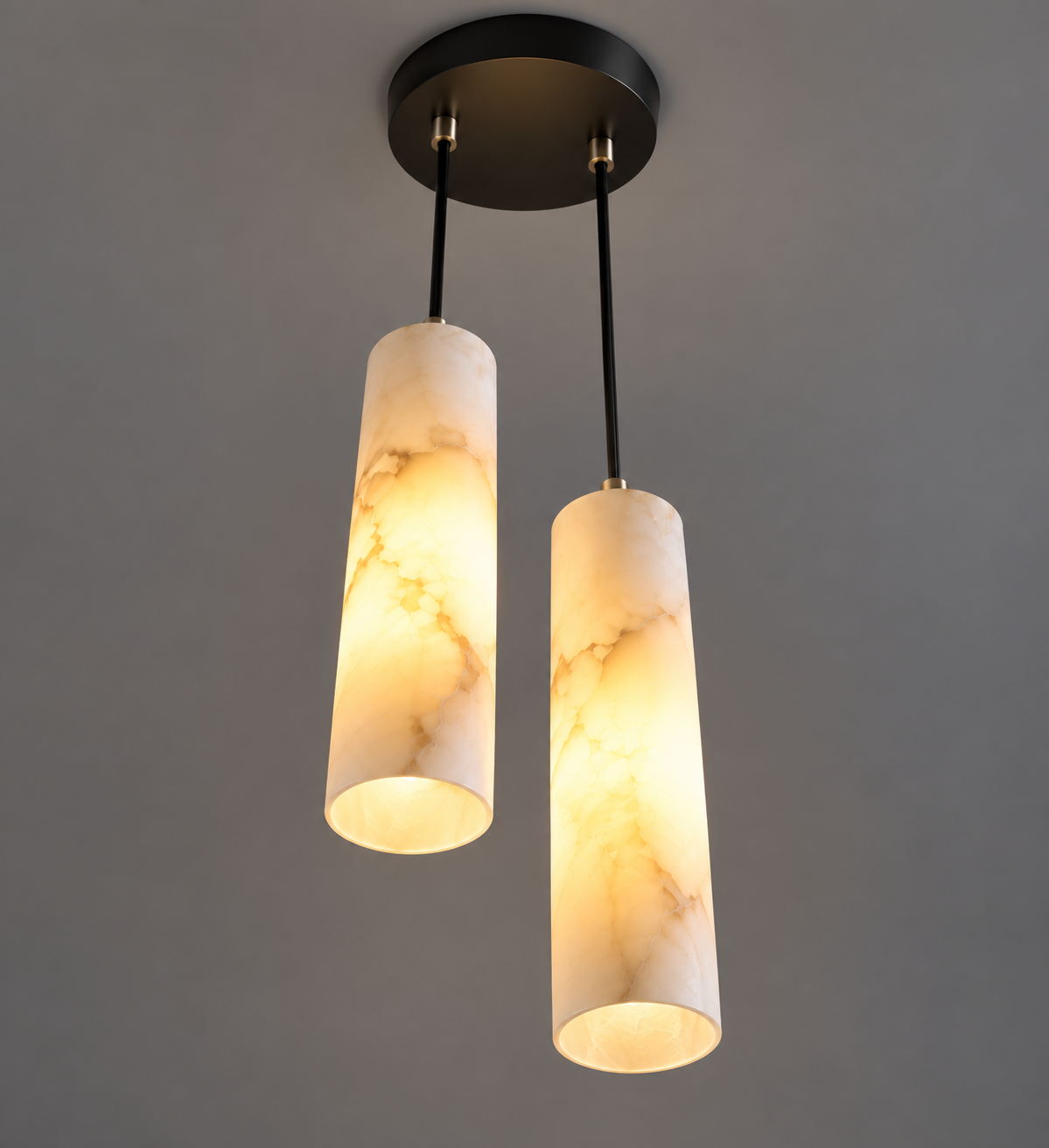 Suspension Alabastre Cascade — Une sculpture de lumière